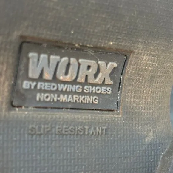 Redwing Worx Mens 7.5M Gray Lightweight Athletic Aluminum Toe Work Shoes