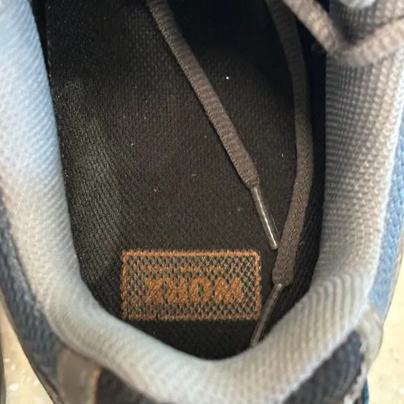 Redwing Worx Mens 7.5M Gray Lightweight Athletic Aluminum Toe Work Shoes