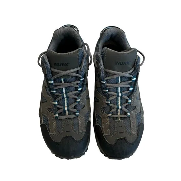 Redwing Worx Mens 7.5M Gray Lightweight Athletic Aluminum Toe Work Shoes