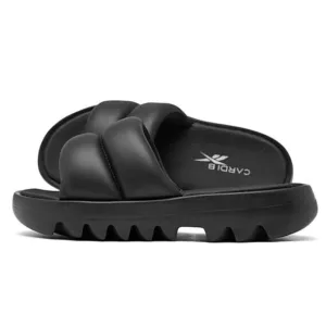 Reebok Cardi B Slide Sandals HP2217 Modern Black Women's Size 7