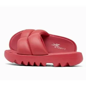 Reebok Cardi B Slide Sandals HP2219 Modern Red Women's Size 7