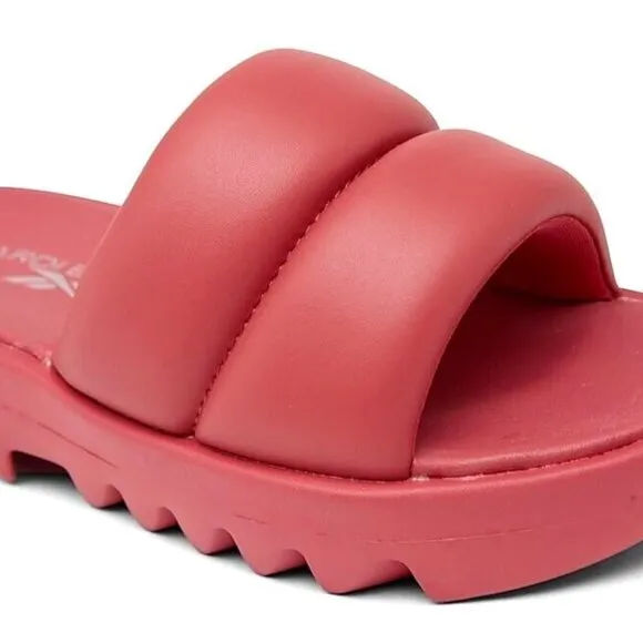 Reebok Cardi B Slide Sandals HP2219 Modern Red Women's Size 7