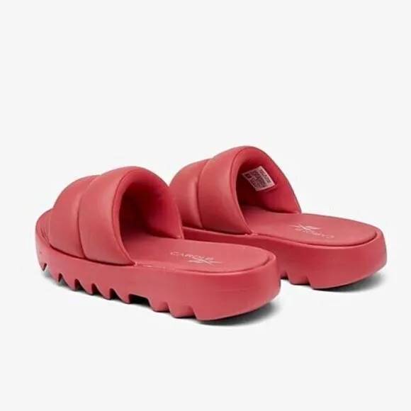 Reebok Cardi B Slide Sandals HP2219 Modern Red Women's Size 7