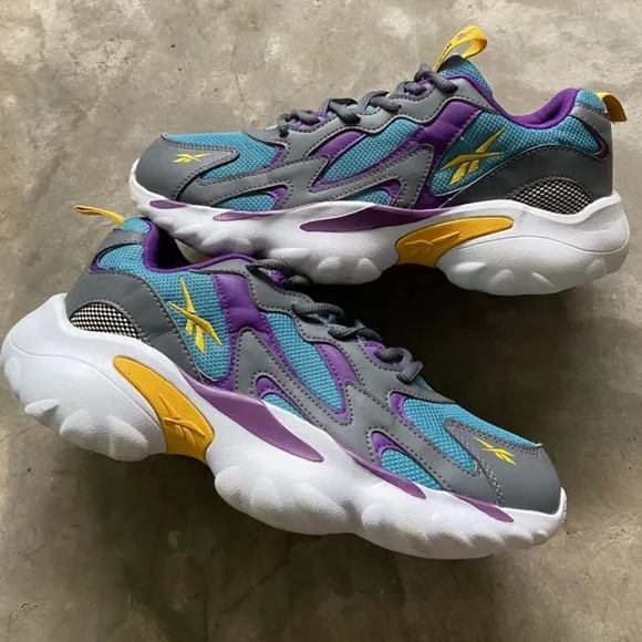 REEBOK • DMX Series 1000 Cold Grey Mist Sneakers Shoes Retro G.O.A.T. Kicks