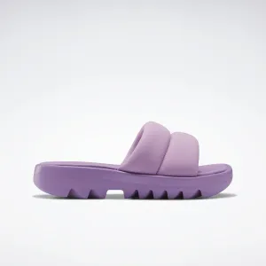 Reebok Footwear Women Cardi B Slides Puzzled Purple/Puzzled Purple/