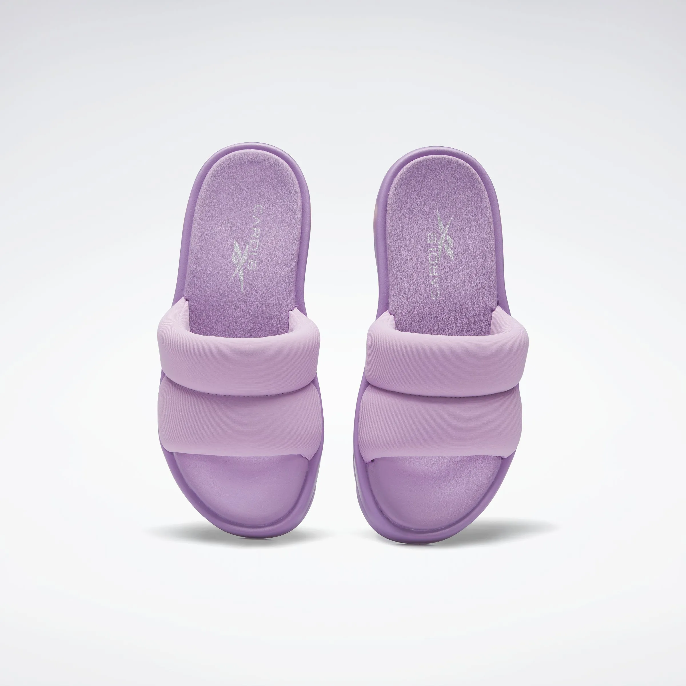 Reebok Footwear Women Cardi B Slides Puzzled Purple/Puzzled Purple/