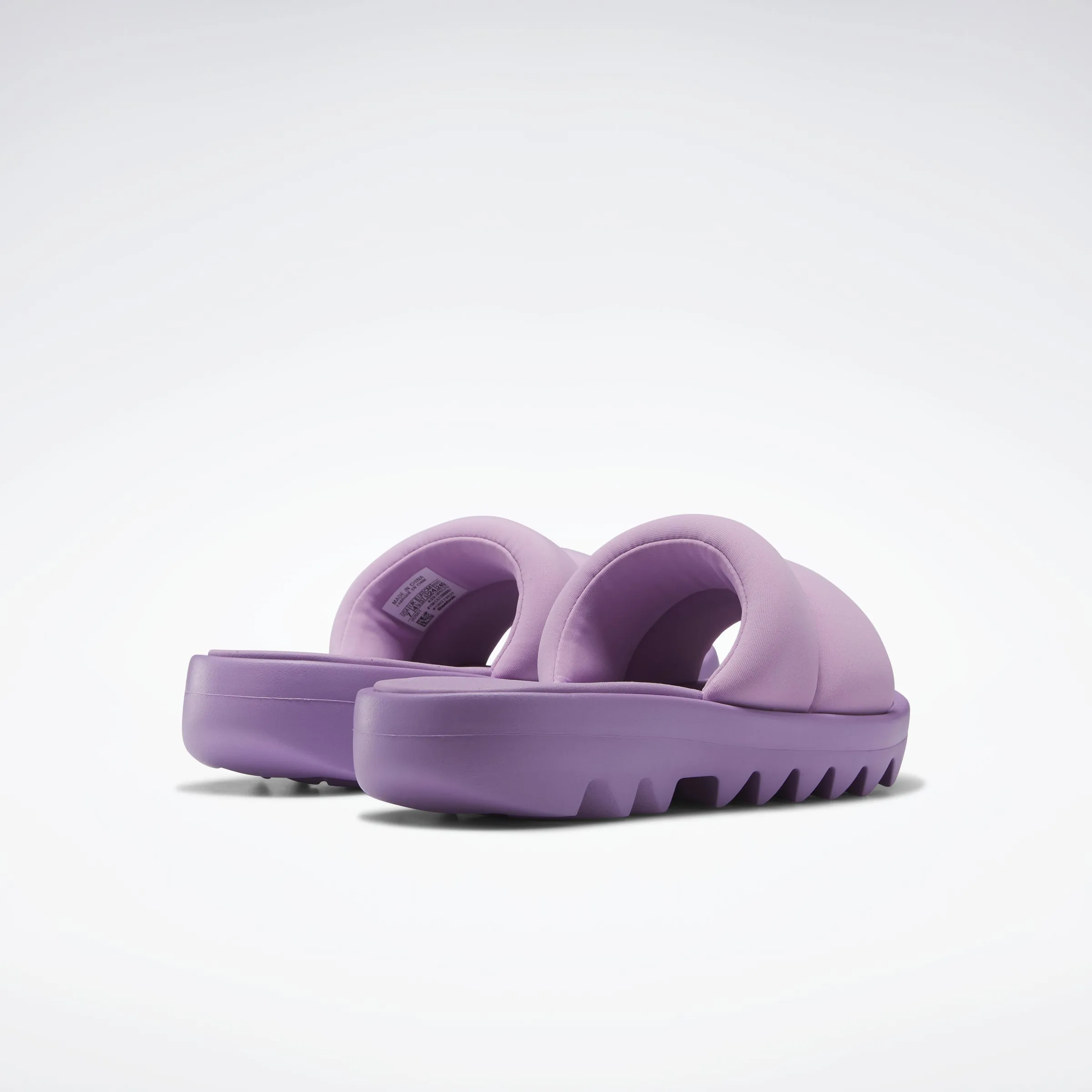Reebok Footwear Women Cardi B Slides Puzzled Purple/Puzzled Purple/