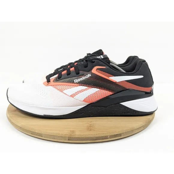 Reebok Nano X4 Size 12.5 Mens White Red Running Shoes Trainers Sneakers