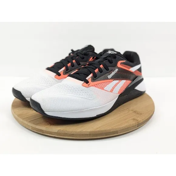 Reebok Nano X4 Size 12.5 Mens White Red Running Shoes Trainers Sneakers