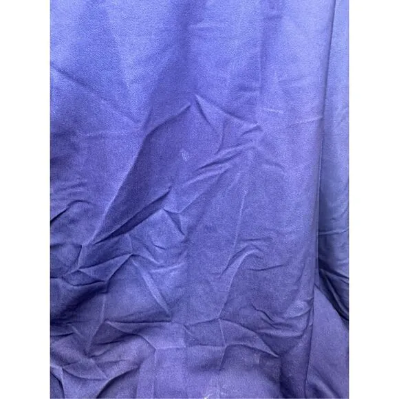 Rene Ruiz Embellished Halter Ombré Chiffon Gown Periwinkle Size US4 $995