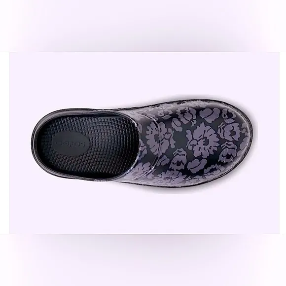 Retired Limited Edition OOFOS Oocloogs Midnight Tropics Clog Mule Unisex