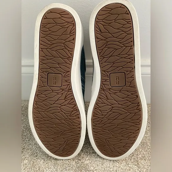Revitalign Dara Orthotic slip on sneaker leather canvas trendy comfy casual 8.5