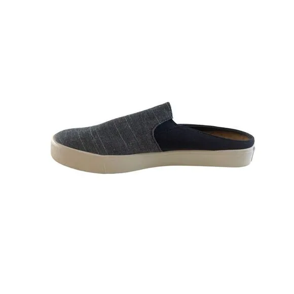 Revitalign Womens Blue Esplanade Canvas Slide Slip On Mule Rubber shoe Size 10