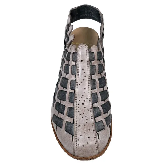 Rieker Antistress SINA Lightweight Leather Slingback Low Heel Shoe Womens Size 8