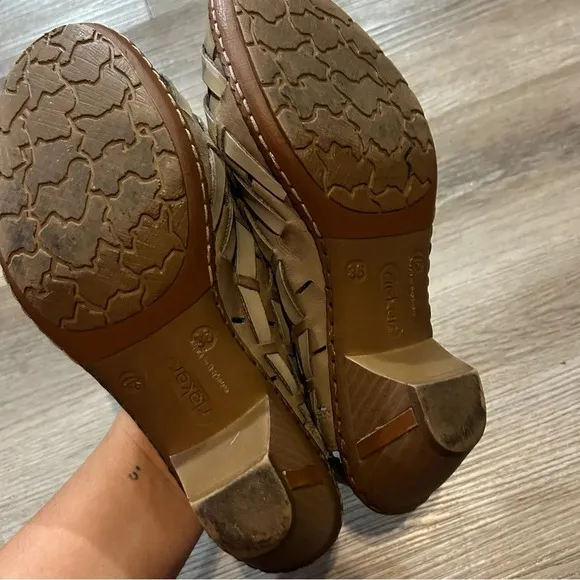 Rieker Sina Clay Nude Mini Heels