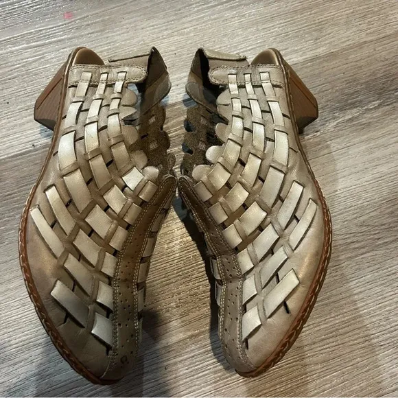 Rieker Sina Clay Nude Mini Heels
