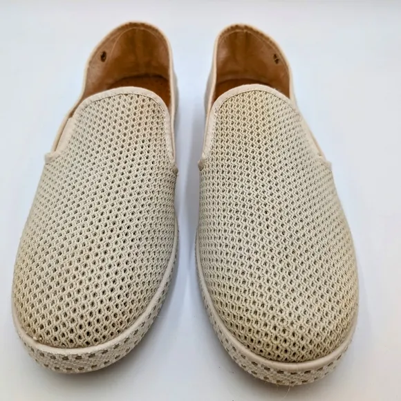 Rivieras Classic Canvas &amp; Mesh Slip-On Beige Size EU 11 US 44