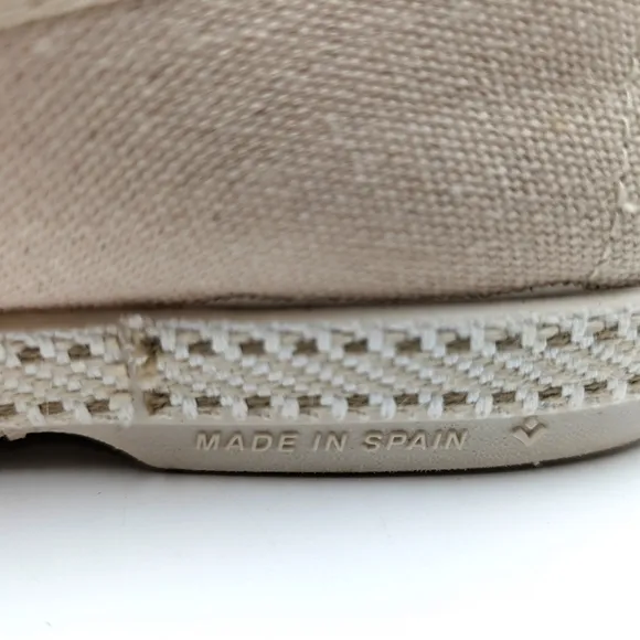 Rivieras Classic Canvas &amp; Mesh Slip-On Beige Size EU 11 US 44