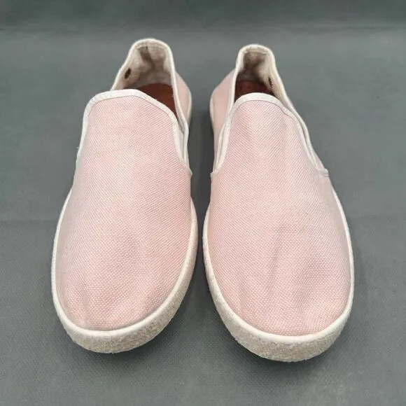 Rivieras Nymphe Cotton Canvas Slip On Classic Pink Canvas Sneakers Size 40