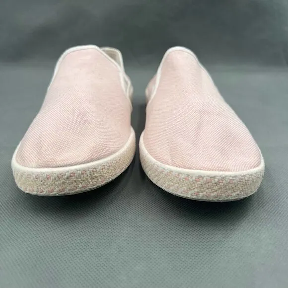 Rivieras Nymphe Cotton Canvas Slip On Classic Pink Canvas Sneakers Size 40