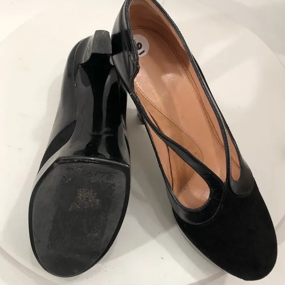 ROBERT CLERGERIE Black Leather | Suede Platforms 6