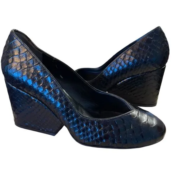 Robert Clergerie Block Wedge Heels