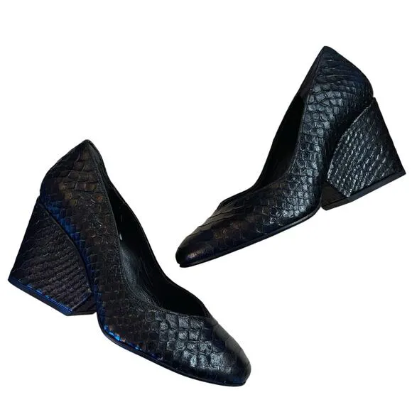 Robert Clergerie Block Wedge Heels