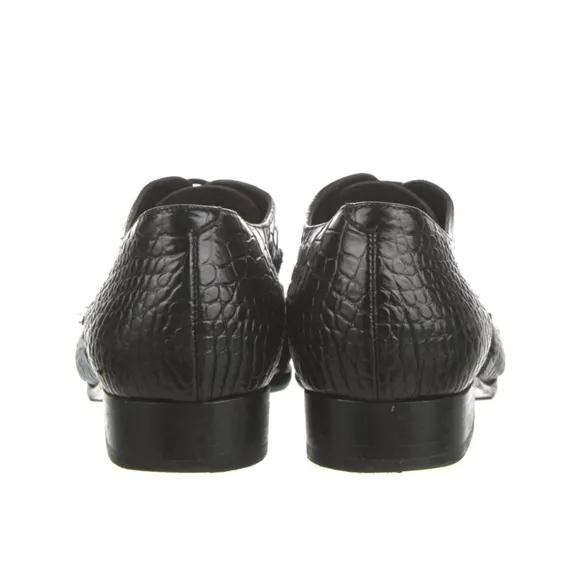 Robert Clergerie Embossed Leather Oxfords
