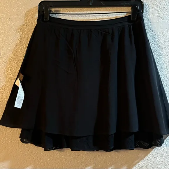 ROBERTO CAVALLI Aline knit mini skirt black square design Italian designer Med