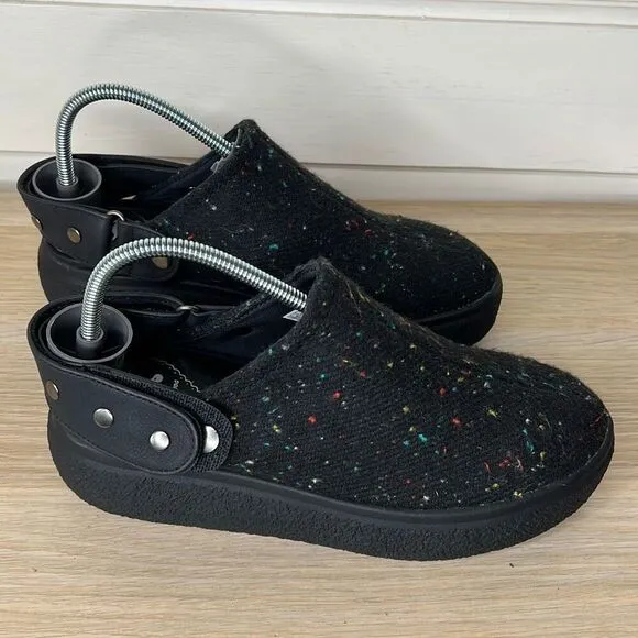 ROCKET DOG Adore Hysham Wool Slingback Platform Clogs Womens Size 7