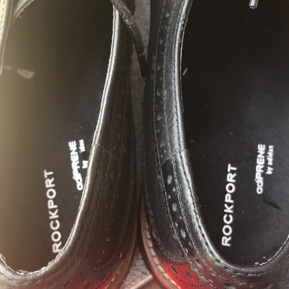 ROCKPORT Black Leather Vintage Swinger Style Oxfords