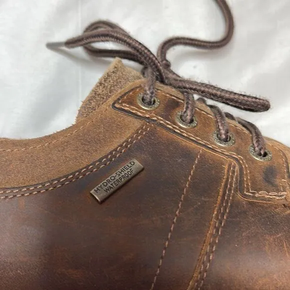 Rockport Hydro-Sheild Waterproof Rugged Bucks II Leather Oxfords. Size 10.