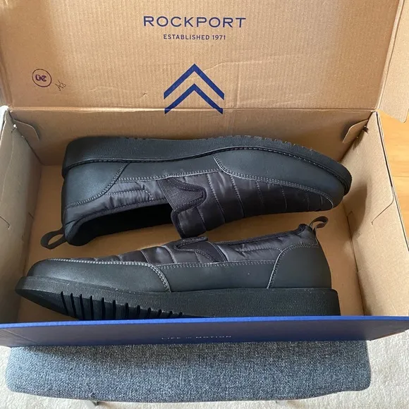 ROCKPORT Men's Quilted Slip On Shoes