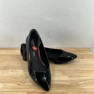 Rockport Total Motion Adelyn Ballet Flat- Black Patent- Size 8.5M- New