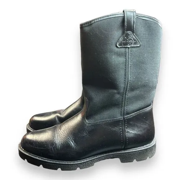 Rocky Men's 10 Inch Pull-On 6300 Work Boot Size 14 MW