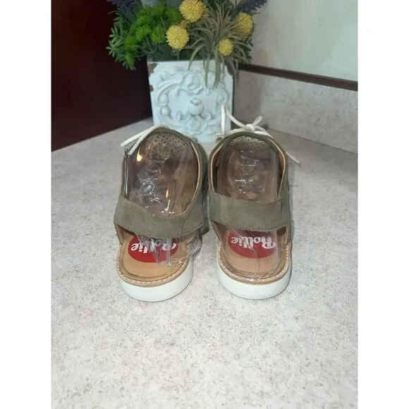 Rollie Slingback Punch Army Green Size 38 - 7.5