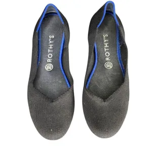Rothy's Round Toe Black Knit Shoes Size: 9