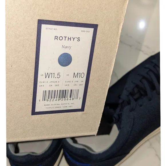 Rothy's RS02 Sneaker In Navy