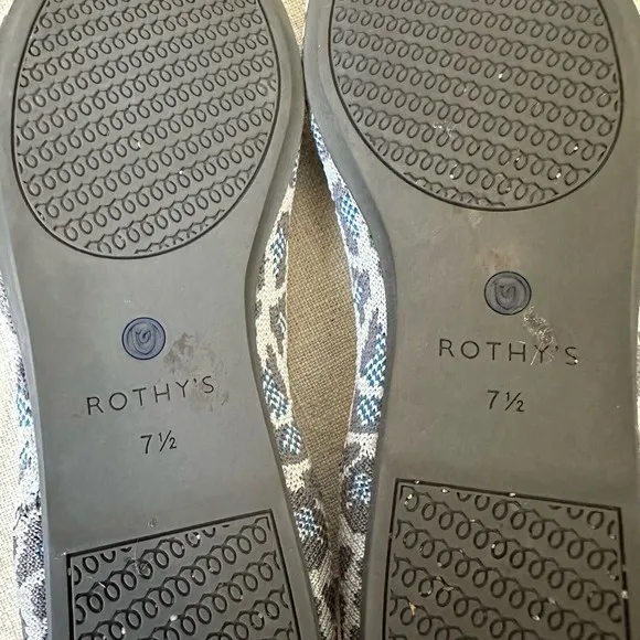 ROTHY'S The Flat in Grey Spotted