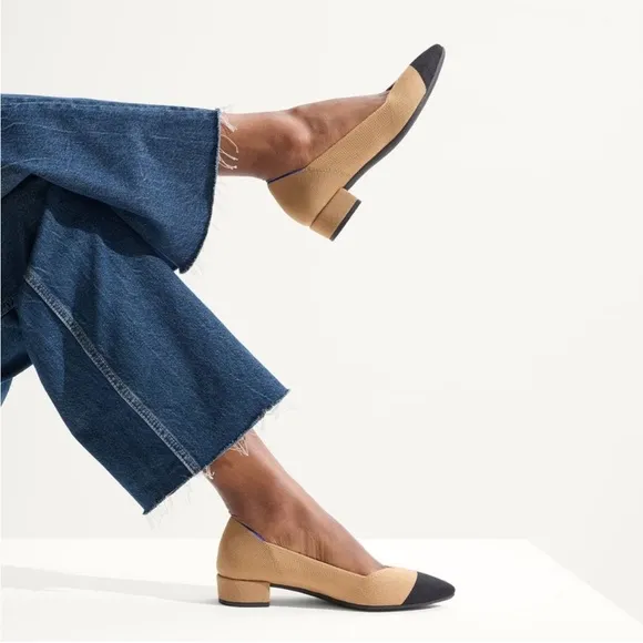 Rothy’s The High Point Wren Captoe - Block Heels