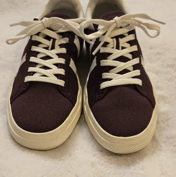 Rothy's The RS02 Lace Up Sneakers Burgundy Blitz Men's 6.5 Women's 8 MSRP $149