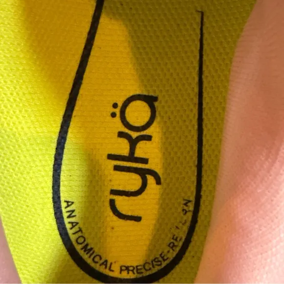 Ryka Myriad Women 11 Pink White Shoes Sneakers Arch Support‎ Orthopedic