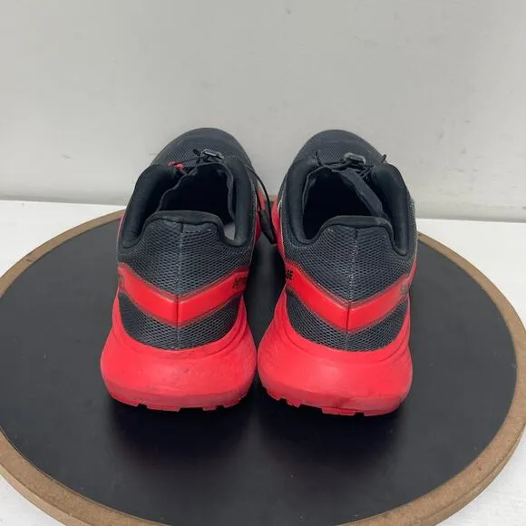 Salomon Running Shoes Men Size 11.5 Black Red Quicklace Lightweight 411052