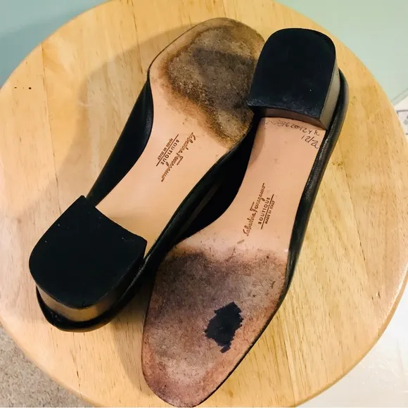 Salvatore Ferragamo 90’s vintage Charade block heels