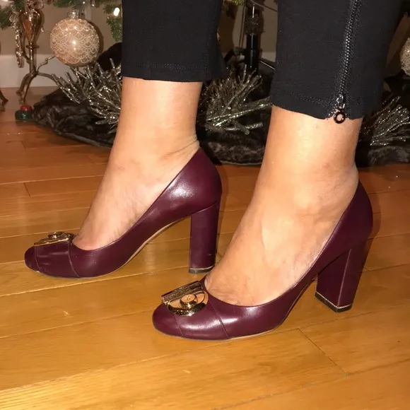 Salvatore Ferragamo block heels
