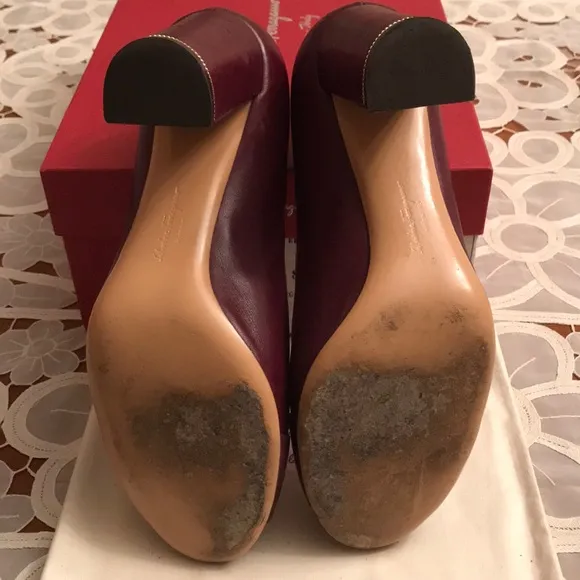 Salvatore Ferragamo block heels