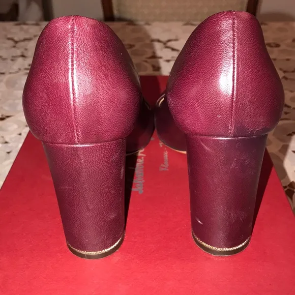 Salvatore Ferragamo block heels
