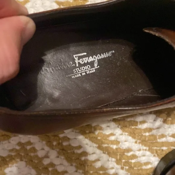 Salvatore Ferragamo leather oxfords