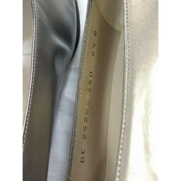 Salvatore Ferragamo Low Block Heels Pumps Size 6.5