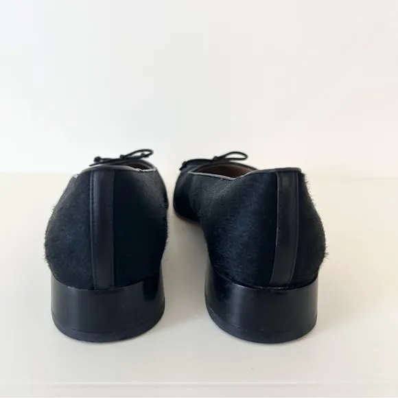 Salvatore Ferragamo Ponyhair Ballet Flats Kitten Heel